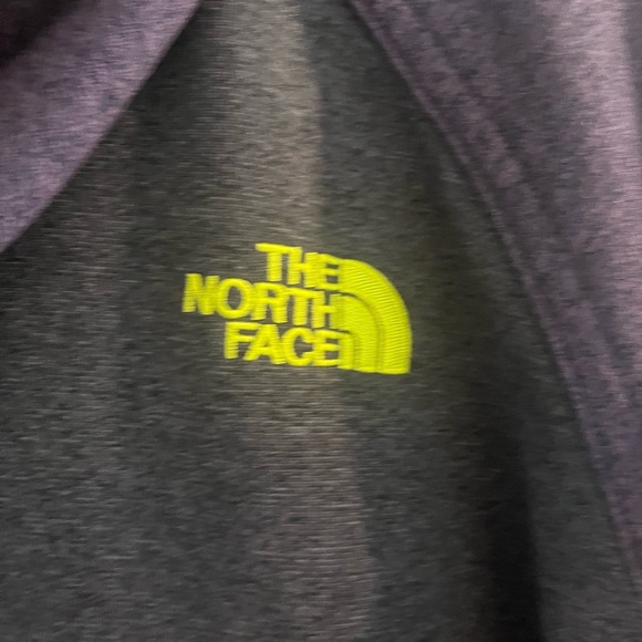 The North Face Grey, Purple and Yellow zip up Jacket - Picture 6 of 7